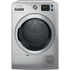 Indesit YTM1192SSXUK Freestanding 9kg Heat Pump Tumble Dryer - Silver