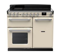 Rangemaster Estel Deluxe ESDL100EIPPCR/CM1 100cm Induction Range Cooker Pale Cream / Chrome