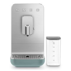 Smeg BCC13EGMUK Matte Emerald Green 50's Style Bean to Cup Coffee Machine Auto Milk Frothing