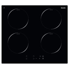 *Clearance* Baumatic BHI615 60cm Touch Control Frameless Induction Hob - Black Glass