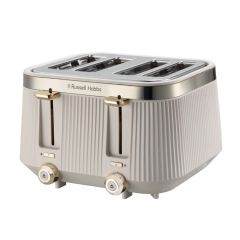 Russell Hobbs 26771 Bronte 4 Slice Toaster - Stone