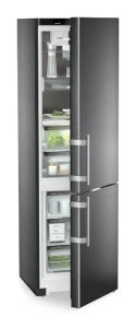 Liebherr CBNBSA10 575I Prime Freestanding Bio Fresh No Frost Fridge Freezer - Black Steel