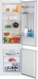 Beko BCFD473 Integrated Frost Free Combi Fridge Freezer - White 