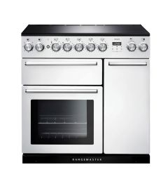 Rangemaster NEX90EIWH/C Nexus 90 Induction Range Cooker| White