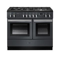 Rangemaster PROPL100FXDFFSL/C Professional + FX 100 Dual Fuel Range Cooker Slate/Chrome