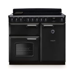 Rangemaster CLDL100EIPCBL/CM1 Classic Deluxe 100cm Induction Range Cooker - Charcoal Black