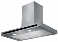Rangemaster HLTHDS90SS Hi Lite 90cm Flat Chimney Cooker Hood-Stainless Steel
