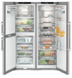 Liebherr XRCSD5255 Prime Bio Fresh No Frost Side-by-Side combination Fridge Freezer -Stainless Steel