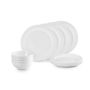 Le Creuset Stoneware 79351000107081 12 Piece Dinnerware Set - White
