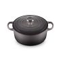 Le Creuset 2117724444 Cast Iron Round Casserole 24cm - Flint