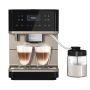 Miele CM6360 Countertop coffee machine With WiFi and milk container - Black/Clean Steel Metallic