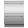 Fisher Paykel DD60DDFHX9 Integrated Double DishDrawer Dishwasher-Stainless Steel