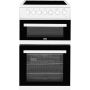 Beko EDVC503W 50cm Double Oven Electric Cooker - White