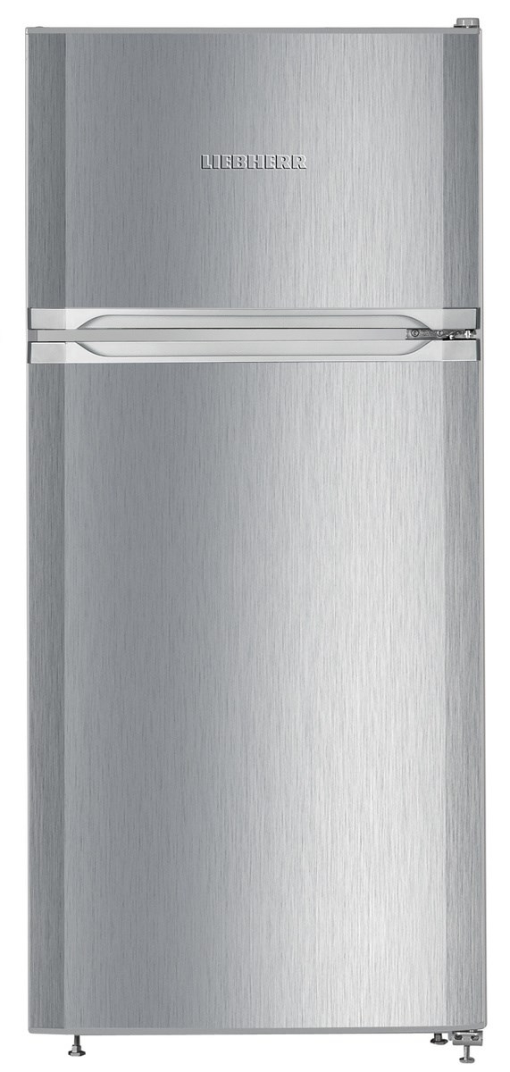 Liebherr CTel2131 Fridge-freezer with Freezer above and SmartFrost-Silver
