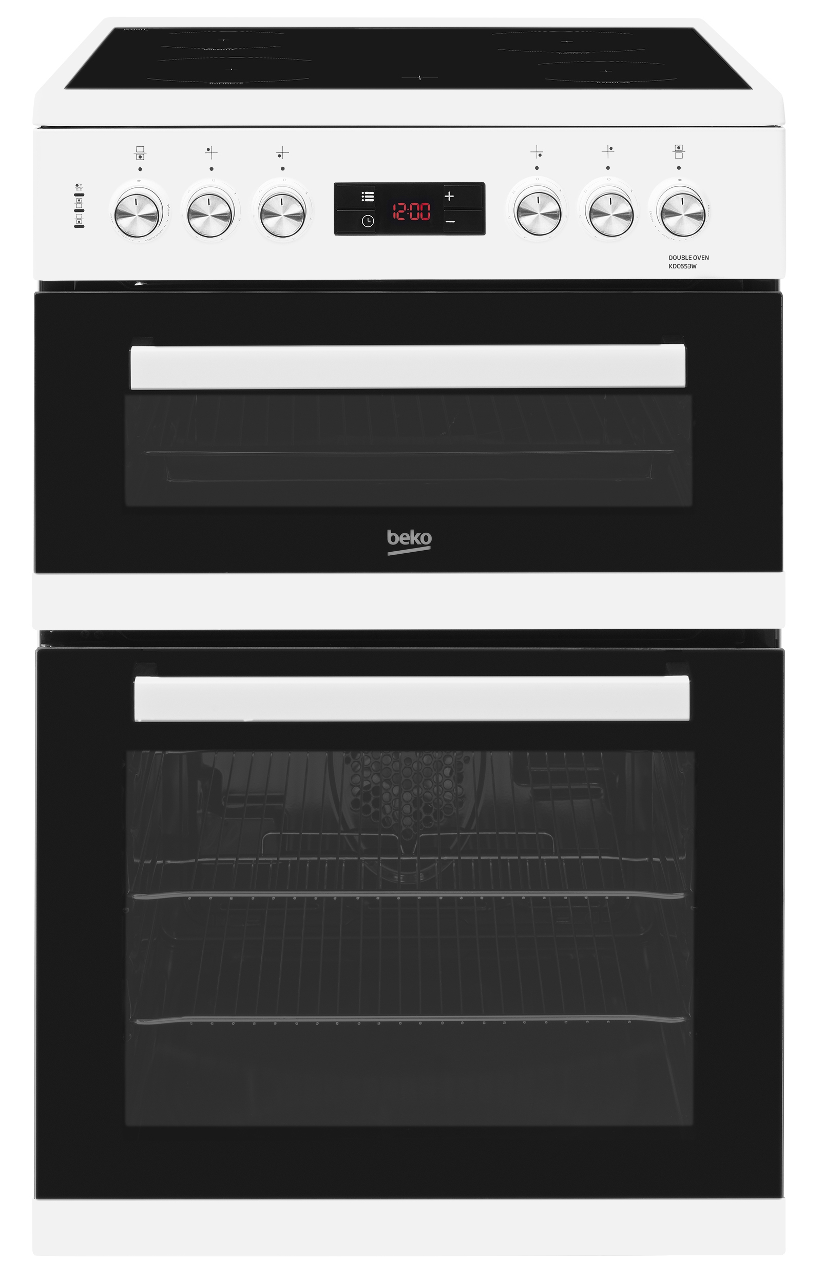 Beko KDC653W Freestanding 60cm Double Oven Electric Cooker-White