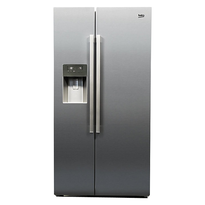 Beko ASP341X American Style Fridge Freezer in Stainless Steel