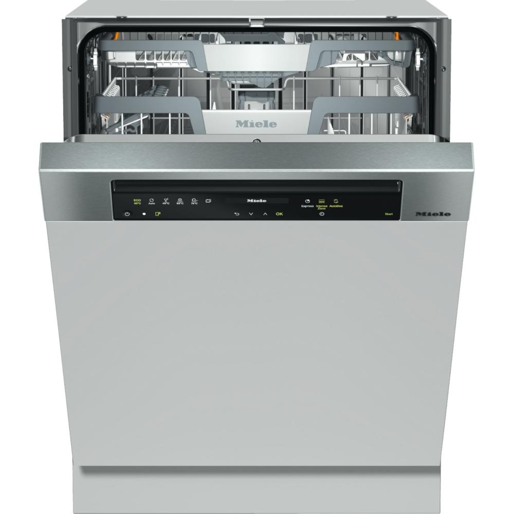 Miele G7310SCi AutoDos Built In Semi Integrated Dishwasher-CleanSteel *Ex-Display Model*