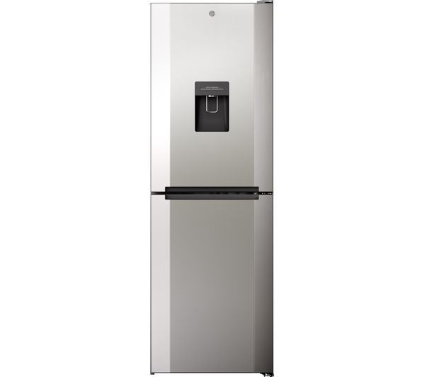 Hoover H1826MNB5XWK Total No Frost Freestanding Fridge Freezer With Water Dispenser - Stainless Steel 