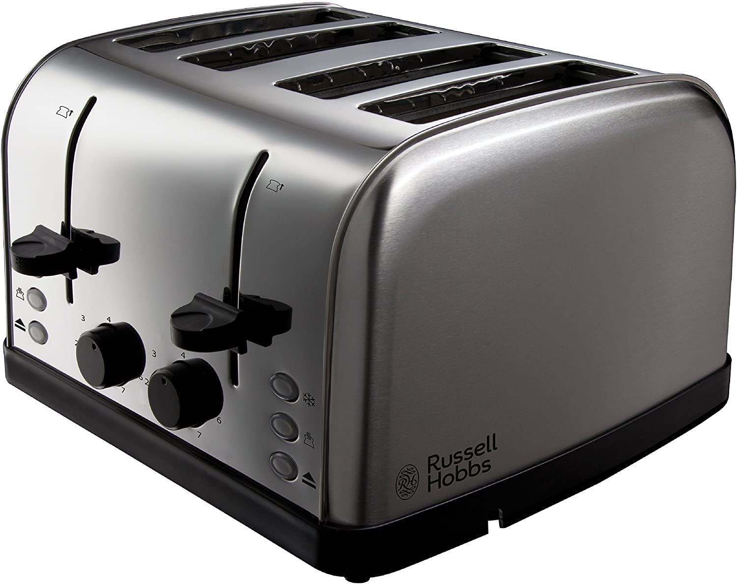 Russell Hobbs 18790 Futura 4 Slice Steel Toaster 
