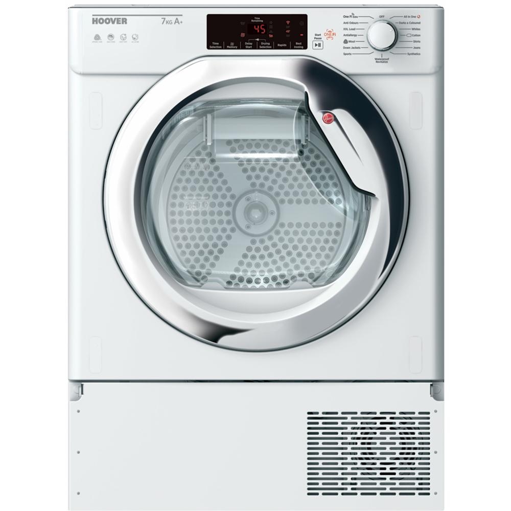 Hoover HBTDWH7A1TCE 7kg Integrated Heat Pump  Tumble Dryer