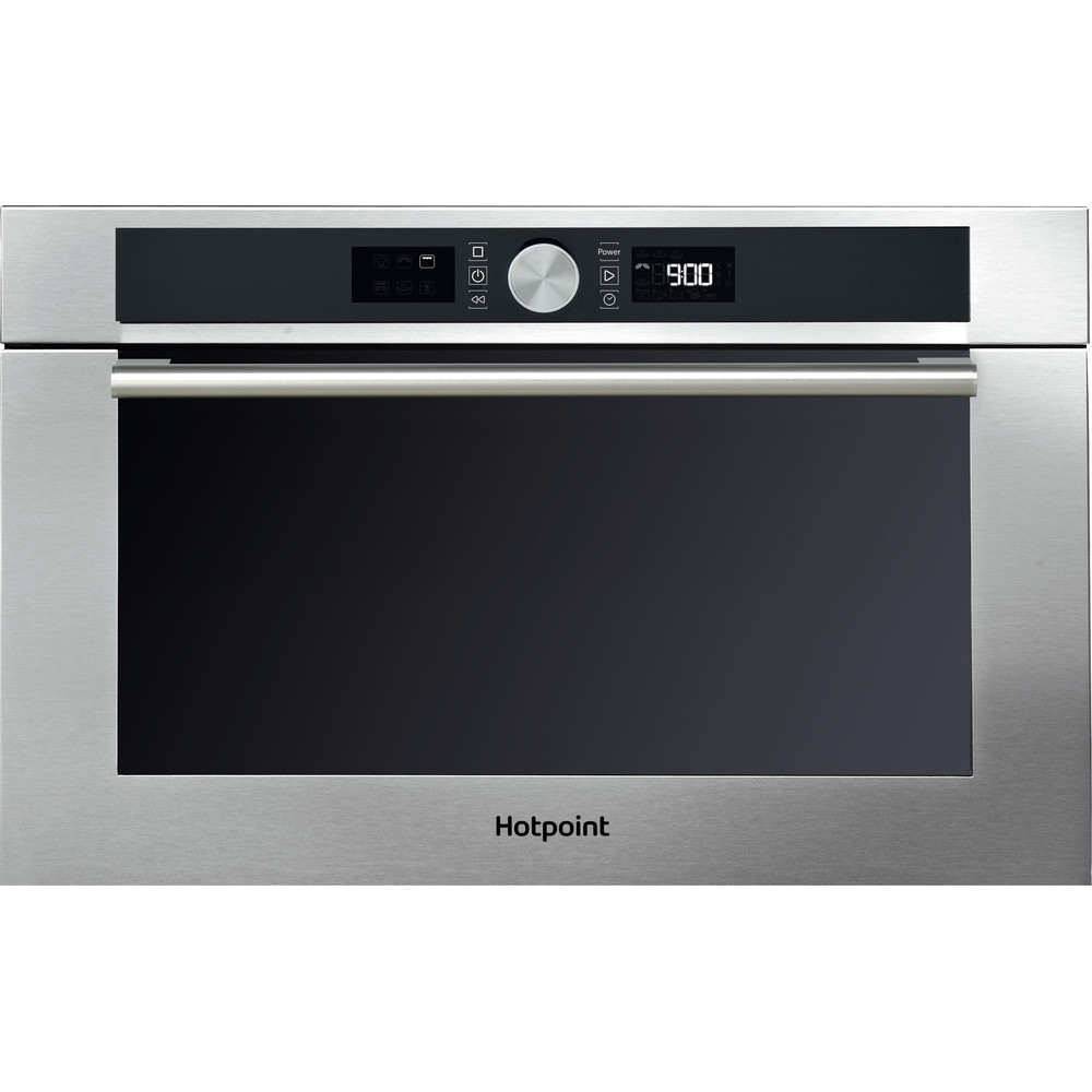 Hotpoint MD454IXH Built-In Microwave with Grill - Stainless Steel