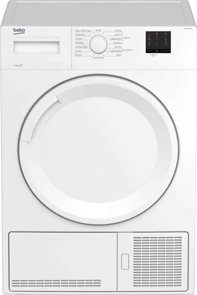 Beko DTKCE90021W Tumble Dryer 9Kg Condenser - White