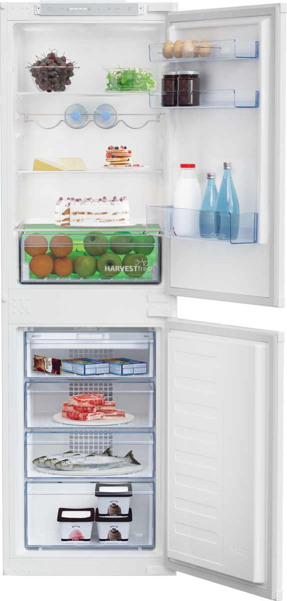 Beko BCFD4V50 Integrated Fridge Freezer with HarvestFresh 