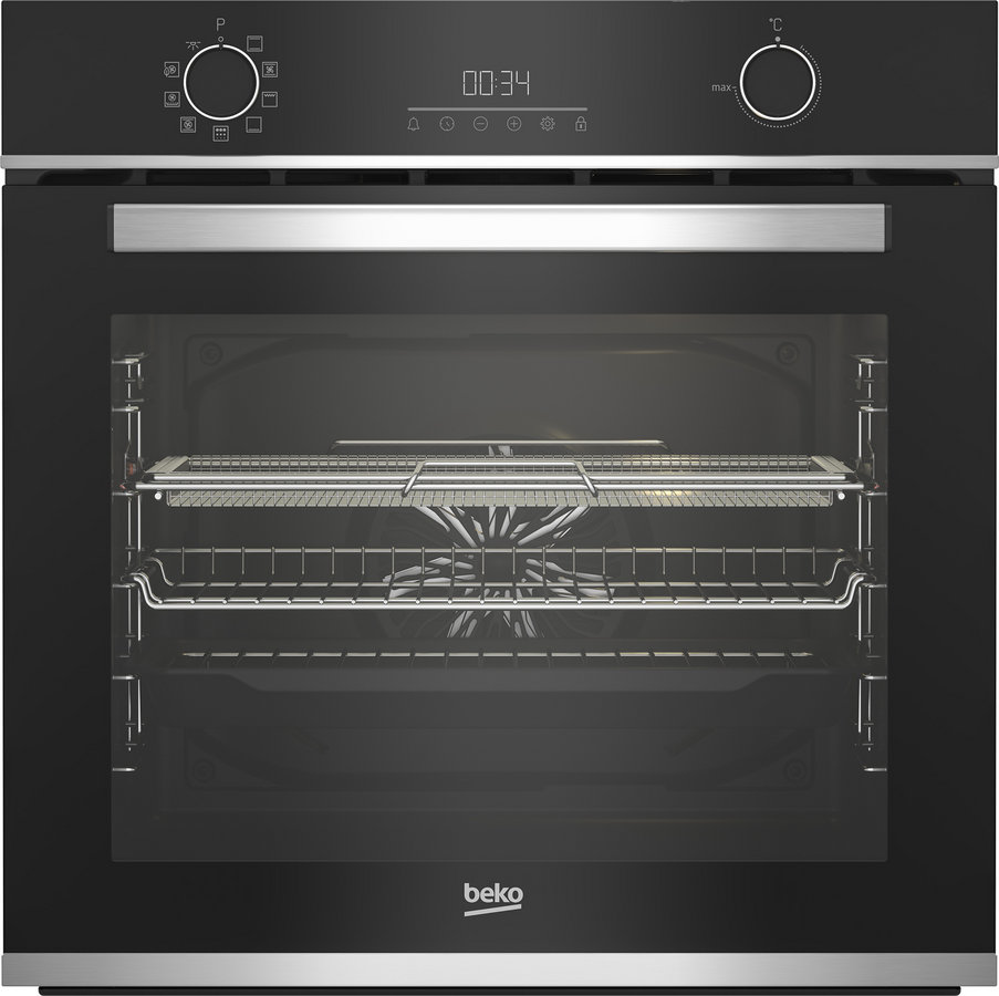 Beko BBIMA13301XMP Aeroperfect Single Multi-Function Pyrolytic Self-Cleaning Oven - Stainless Steel