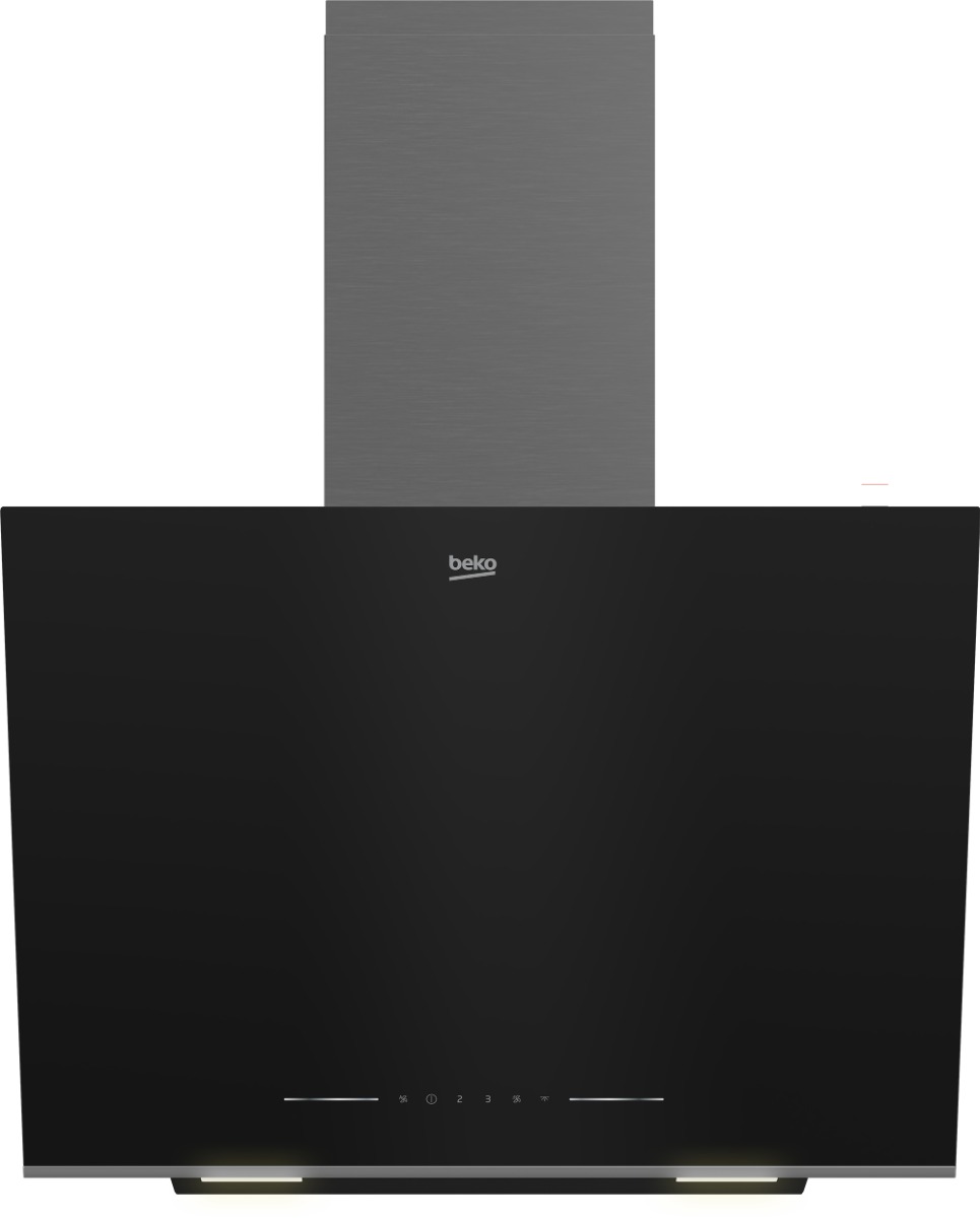 Beko BHCA66341BBH 60cm Inclined Cooker Hood in Black