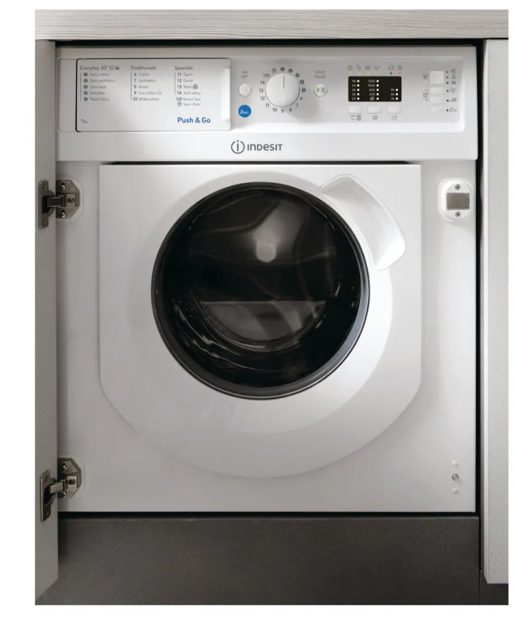 Indesit BIWMIL71252 Integrated 7Kg Washing Machine
