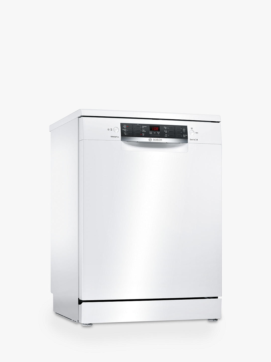 Bosch SMS46JW09G 60cm Freestanding Dishwasher White