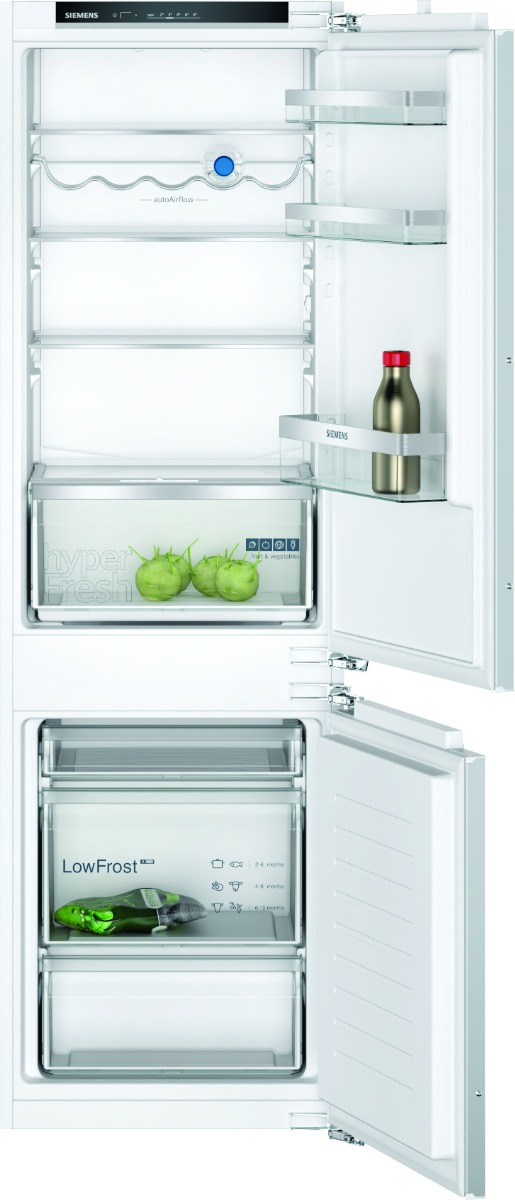Siemens KI86VVFE0G 177x54 Built-in fridge-freezer With Low frost bottom freezer 
