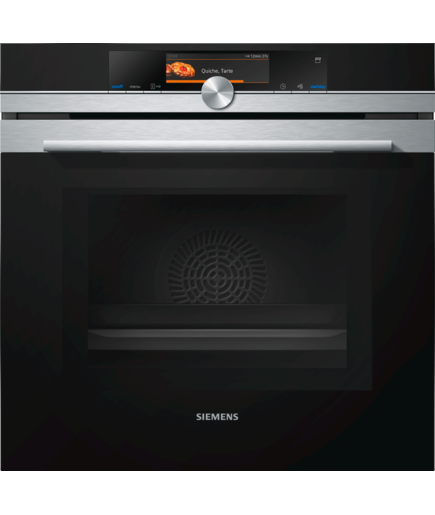 Siemens HN678GES6B Built in oven with Added Steam and Microwave Function-Stainless Steel