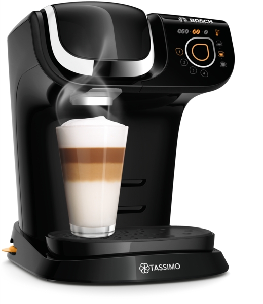 Bosch TAS6502GB Hot Drinks Machine with Brita Filter Tassimo My Way 2 Black Donaghy Bros