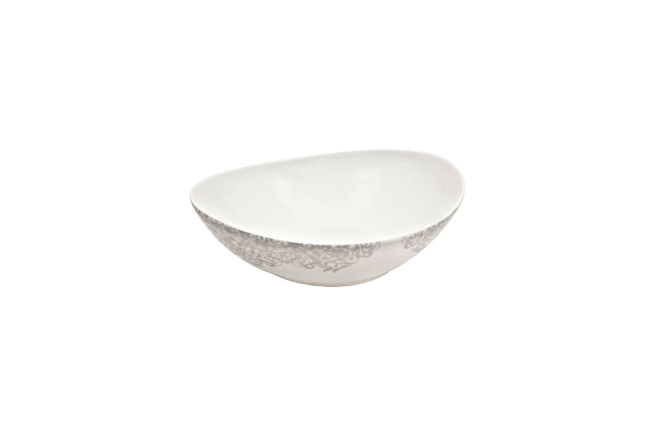 Denby 359010148 Monsoon Filigree Medium Serving Bowl - Silver