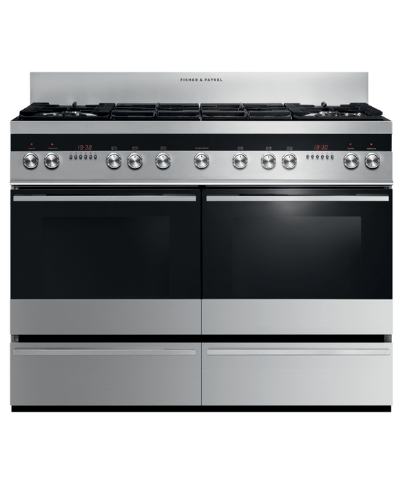 Fisher & Paykel OR120DDWGX2 120cm Dual Fuel Range Cooker - Stainless Steel