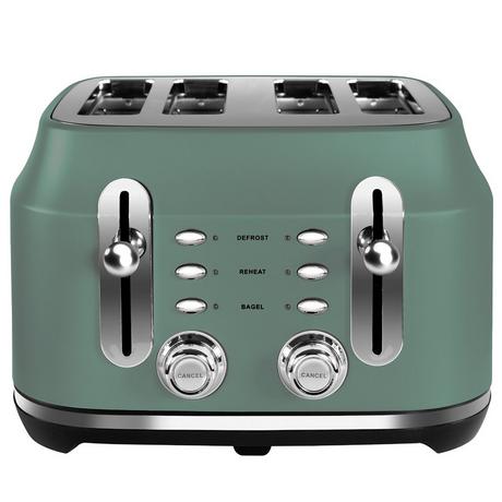 Rangemaster RMCL4S201MG Classic 4 Slice Mineral Green Toaster 