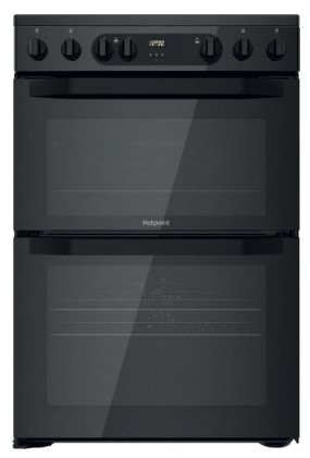 Hotpoint HDM67V9CMB Cooker 60Cm Double Oven Black