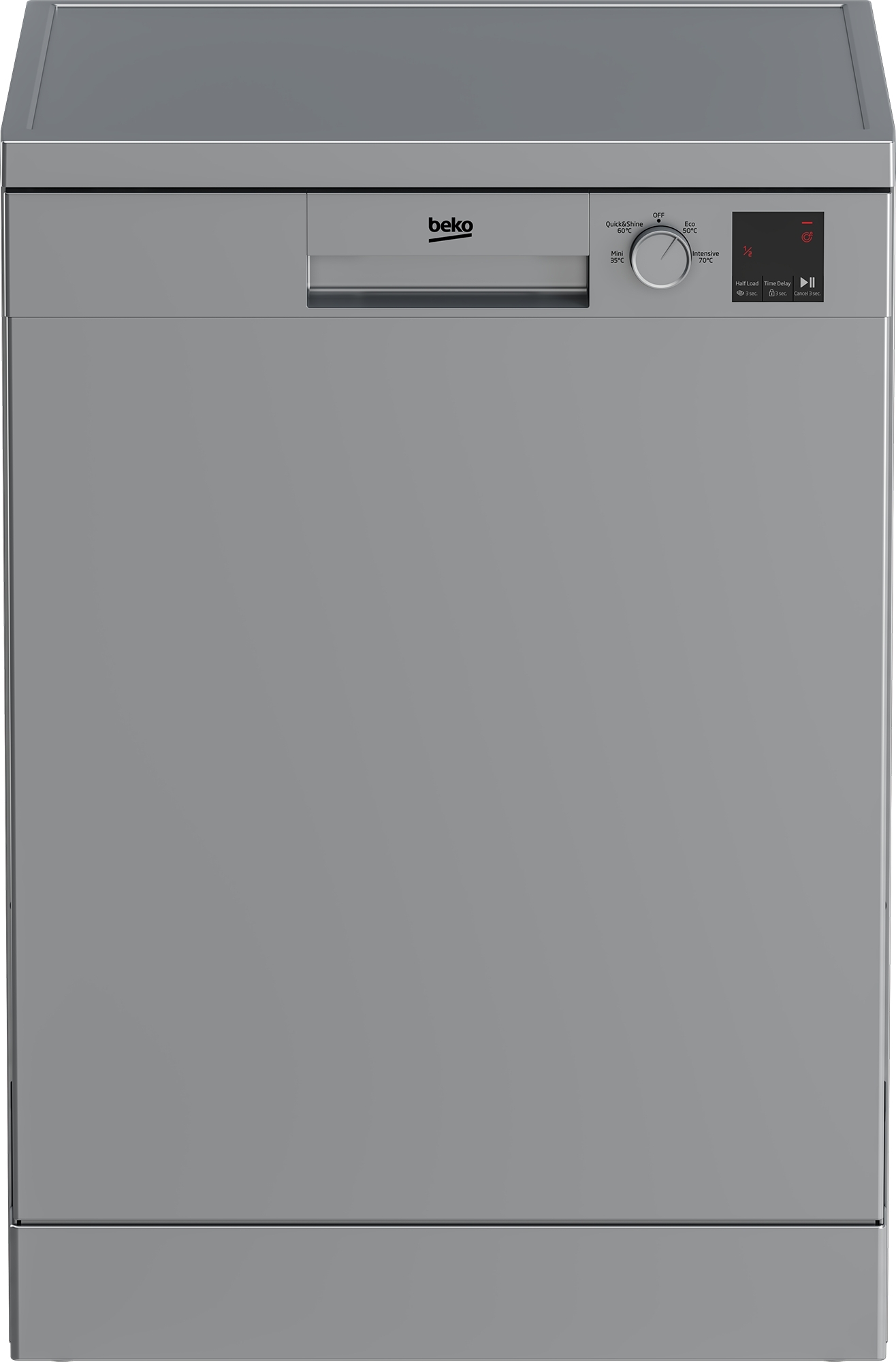 Beko DVN04320S 60cm Freestanding Dishwasher-Silver