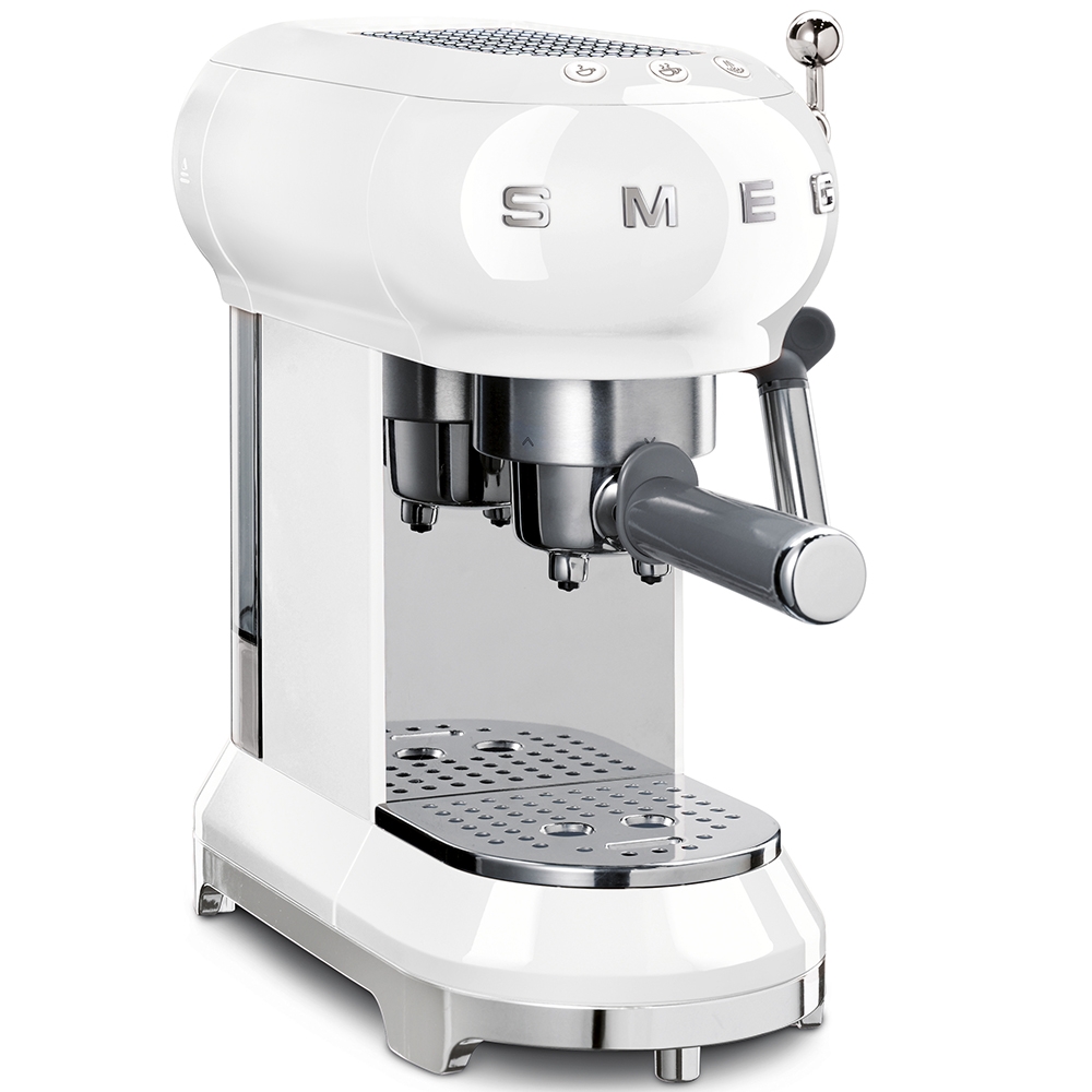 Smeg ECF01WHUK Expresso Coffee Machine - White