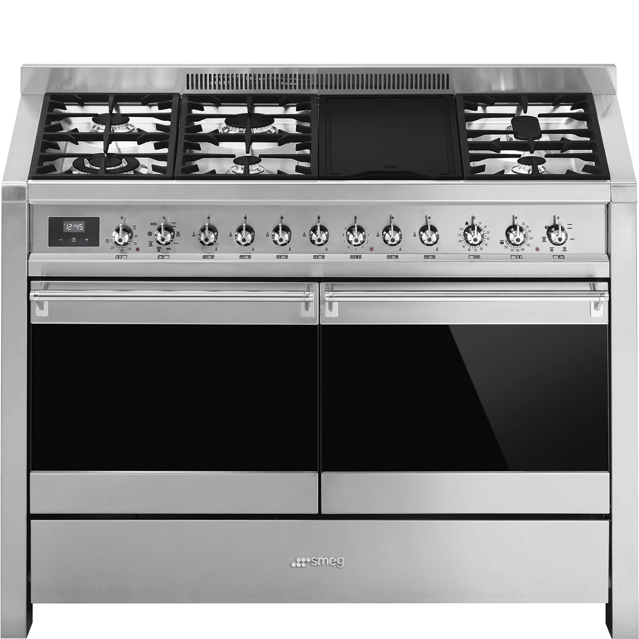 Smeg A4-81 120cm ‘Opera’ Dual Fuel Range Cooker – Stainless Steel