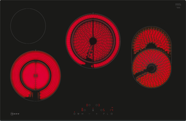 Neff T18FDH9L N70| 80 cm Electric Hob - Black