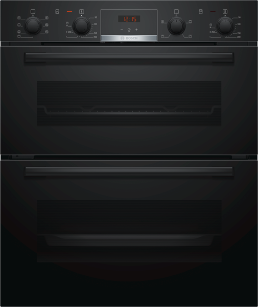 Bosch NBS533BB0B Built-in Double Multi-Function Oven Black