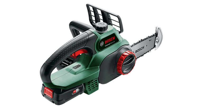 Bosch Garden 06008B8070 Universal Chain 18 Cordless Chainsaw - 1 x 2.5 Ah battery | charger