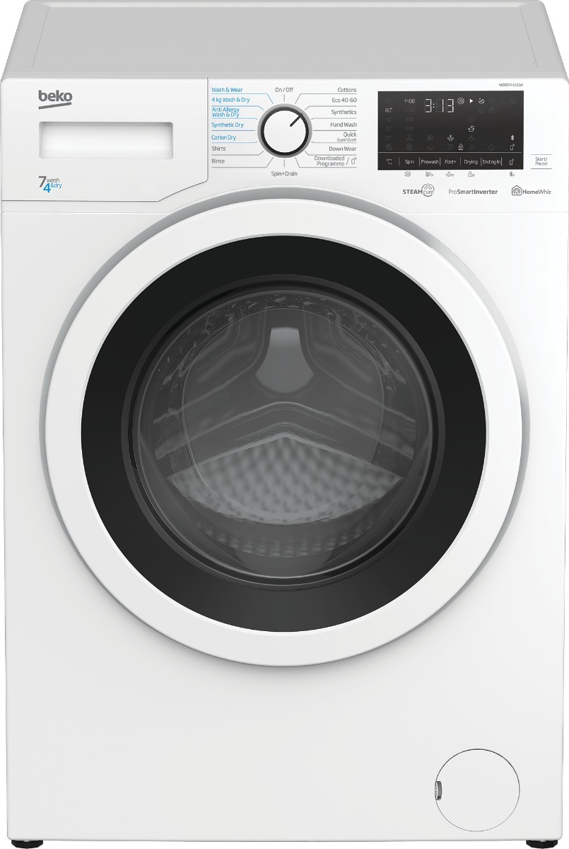 Beko WDER7440421W Washer Dryer 7Kg + 4Kg 1400 Spin - White
