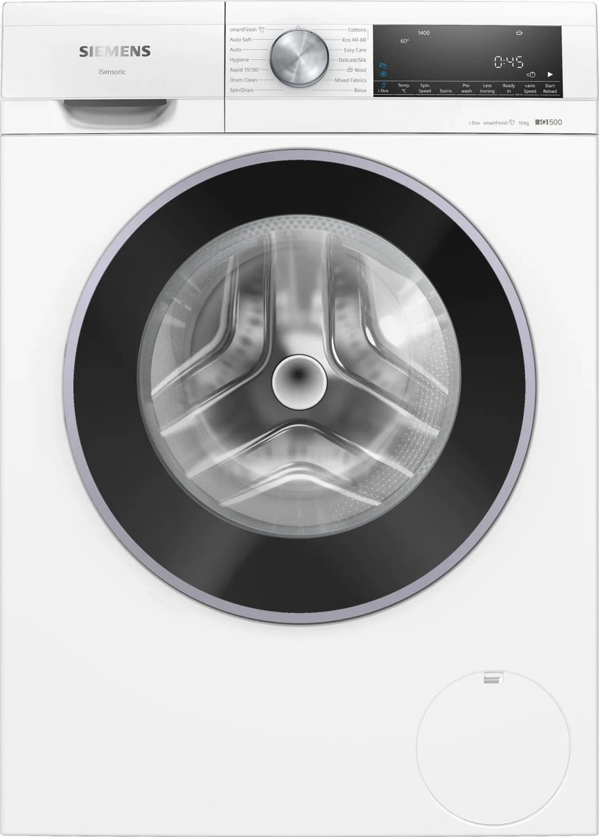 Siemens WG54G2F0GB iQ500 Washing machine| front loader 10 kg 1400 rpm - White