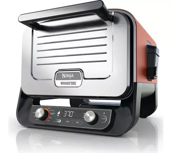 Ninja OO101UK Woodfire Electric Outdoor Oven Artisan Pizza Maker And Bbq Smoker
